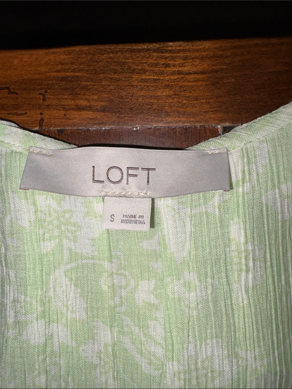 Loft Garden Pleated Ruffle Shell Size S - Picture 10 of 12